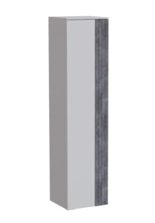 Пенал Ливерпуль, белый /бетон темный 