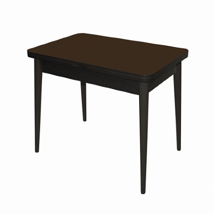 Стол обеденный раскладной Прага 7, крашенное стекло 